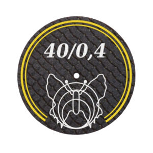 YELLOW/WHITE Butterfly Disc 40 x 0.4mm (10 Pack or 20 Pack)